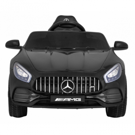 Masinuta electrica cu telecomanda MERCEDES BENZ GT, roti EVA, scaun tapitat, 108x68x48 cm, putere 70W - Negru [2]