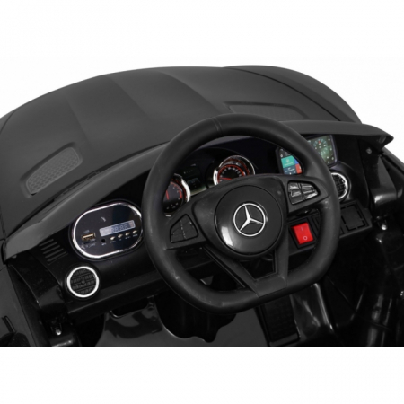 Masinuta electrica cu telecomanda MERCEDES BENZ GT, roti EVA, scaun tapitat, 108x68x48 cm, putere 70W - Negru [5]