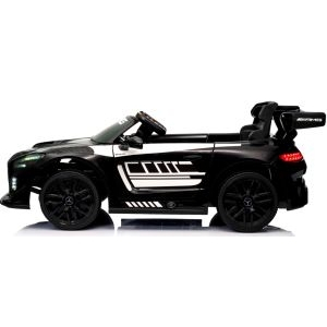 Masinuta electrica cu telecomanda MERCEDES GT3 EVO, 114x69x45 cm, varsta 1-5 ani, roti EVA, scaun din piele ECO, putere 90W - Negru [3]