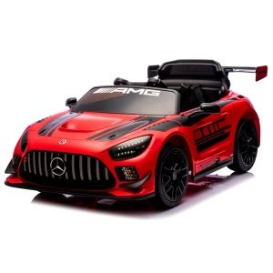 Jucarii exterior - Masinuta electrica cu telecomanda MERCEDES GT3 EVO, 114x69x45 cm, varsta 1-5 ani, roti EVA, scaun din piele ECO, putere 90W - Rosu