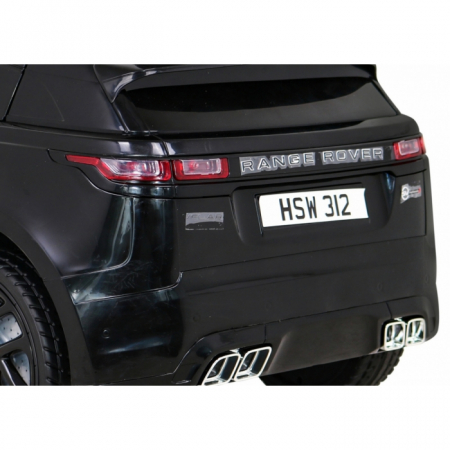 Masinuta electrica cu telecomanda RANGE ROVER VELAR, roti EVA, scaun tapitat, 107x64x49 cm, putere 70W - Negru [13]