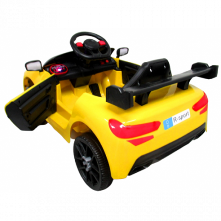 Masinuta electrica cu telecomanda si functie de balansare Cabrio A1 R-Sport - Galben (varsta 1-4 ani) [3]