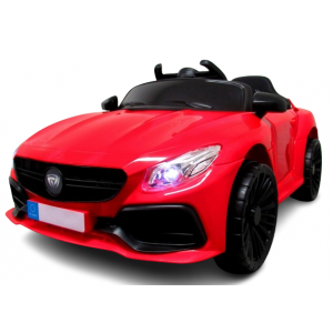 Masinuta electrica cu telecomanda si functie de balansare Cabrio Z6, 88x47x40 cm, varsta 1-4 ani, roti si scaun din plastic, putere 70W, R-Sport - Rosu [1]