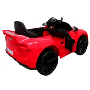 Masinuta electrica cu telecomanda si functie de balansare Cabrio Z6, 88x47x40 cm, varsta 1-4 ani, roti si scaun din plastic, putere 70W, R-Sport - Rosu [3]