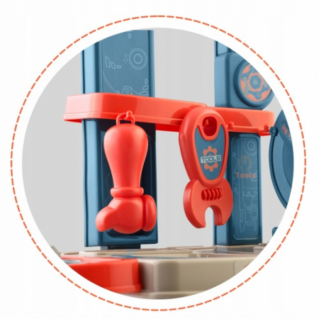 Mini atelier de lucru 3 in 1 cu unelte pentru copii Ricokids 772600 [5]