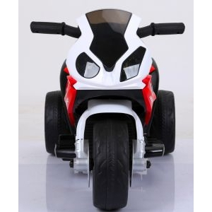Motocicleta electrica pentru copii BMW S1000RR, 69x44x36.5 cm, varsta 1.5-4 ani, roti si scaun din plastic, putere 25W - Rosu [4]
