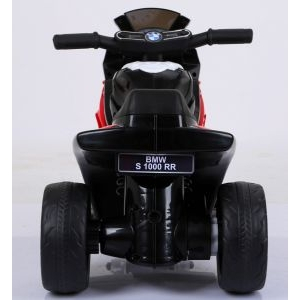 Motocicleta electrica pentru copii BMW S1000RR, 69x44x36.5 cm, varsta 1.5-4 ani, roti si scaun din plastic, putere 25W - Rosu [3]