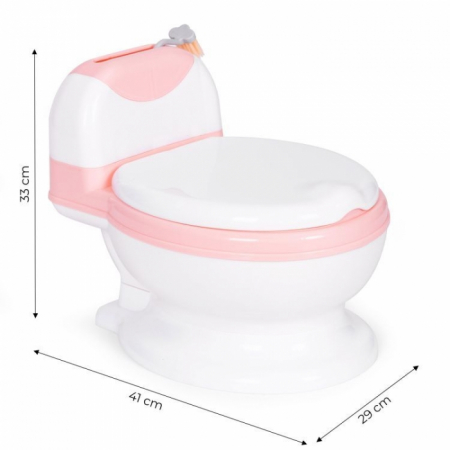 Olita pentru copii, insertie detasabila, perie inclusa Ecotoys HA-P05 - Roz [7]