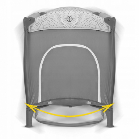 Patut pliabil 125 x 65 x 78 cm Ricokids RK-241 - Gri [4]