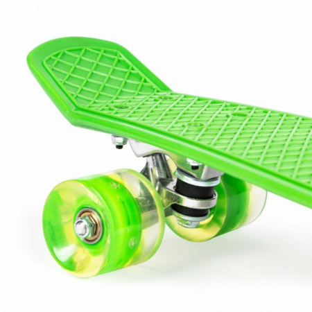Penny board pentru copii cu lumini LED - Verde [7]