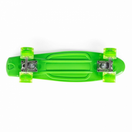 Penny board pentru copii cu lumini LED - Verde [3]