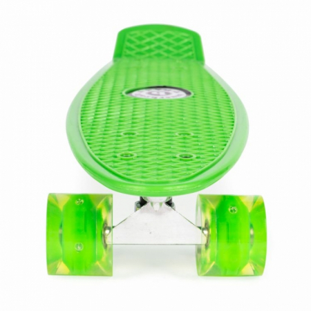 Penny board pentru copii cu lumini LED - Verde [6]