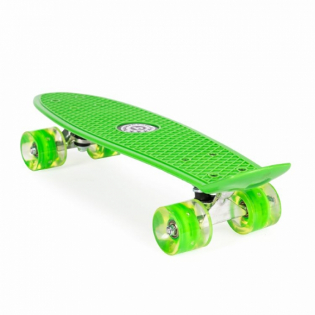 Penny board pentru copii cu lumini LED - Verde [2]