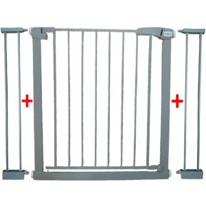 Porti de siguranta - Poarta de siguranta din metal 79-105 cm R-Sport S2 - Gri