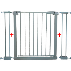 Poarta de siguranta din metal 79-105 cm R-Sport S2 - Gri [1]