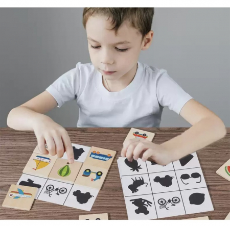 Puzzle de asociere cu Umbre, 3 ani+ [5]