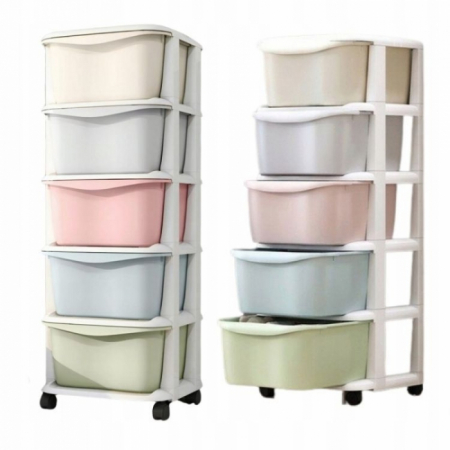 Raft cu 5 compartimente pentru depozitarea diverselor obiecte ModernHome PO10 - Multicolor [2]