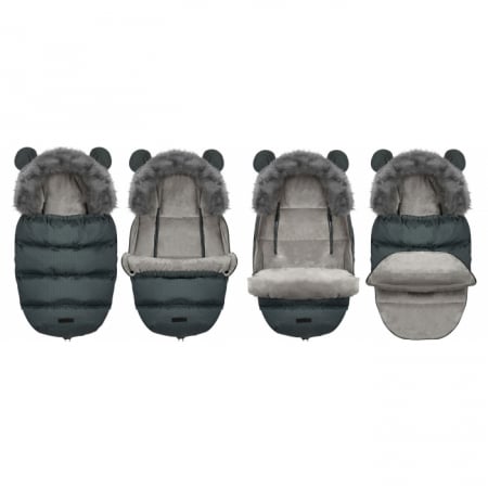 Sac de dormit Ricokids 95 x 48 cm Ricokids Elmi 720006 - Grafit [1]