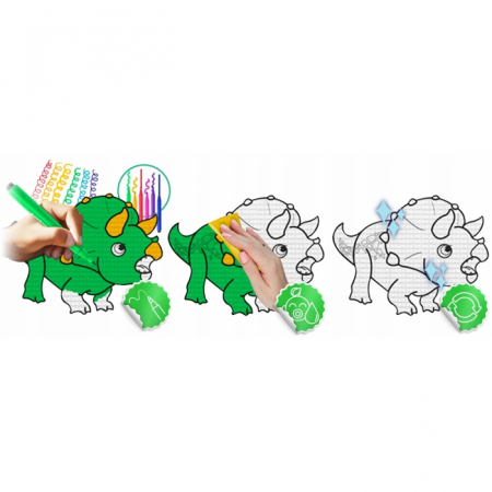 Salteluta de joaca 120 x 92 x 0.3 cm Ricokids RK-343 - Dino [3]