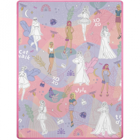 Covor de Joaca - Salteluta de joaca 120 x 92 x 0.3 cm Ricokids RK-343 - Fashion