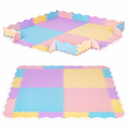 Salteluta de joaca cu pereti, 24 elemente, 141.5 x 141.5 cm Iplay 6402 [1]