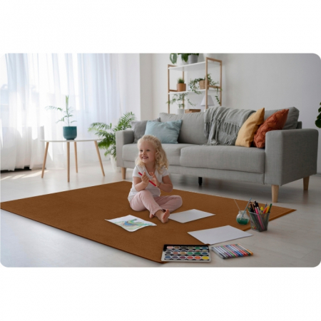 Salteluta de joaca multifunctionala tip puzzle, 180 x 120 cm, Massido 650102 - Maro [7]