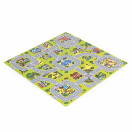 Salteluta de joaca pentru copii 90.5 x 90.5 x 1 cm ECOEVA018 - Orasel [2]