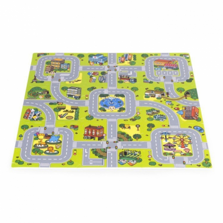 Salteluta de joaca pentru copii 90.5 x 90.5 x 1 cm ECOEVA018 - Orasel [5]