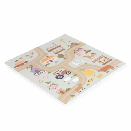 Salteluta de joaca pentru copii 90.5 x 90.5 x 1 cm ECOEVA019 - Ferma [2]