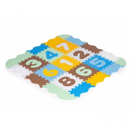 Salteluta de joaca tip puzzle cu pereti, 25 elemente, Ecotoys 3255 - Multicolor [2]