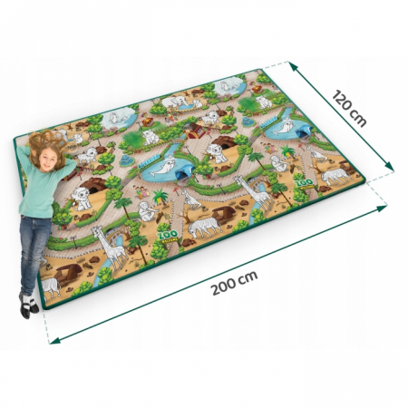 Salteluta de joaca XXL 200 x 120 x 0.3 cm Ricokids RK-343 - Zoo [8]