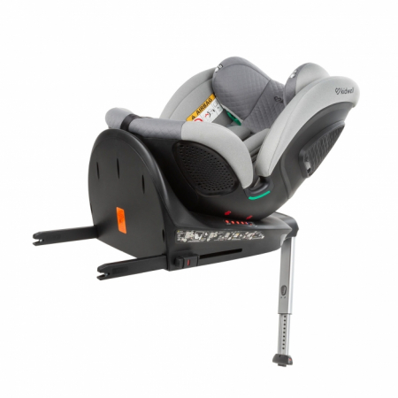 Scaun auto cu ISOFIX Kidwell GoCar, grupa 40-135 cm, i-Size, omologare R129 - Gri [8]