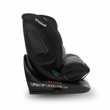 Scaun auto cu ISOFIX Kidwell GoCar, grupa 40-135 cm, i-Size, omologare R129 - Negru-Gri [9]