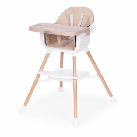 Scaun de masa 2 in 1 Ecotoys HC508 - Bej [3]