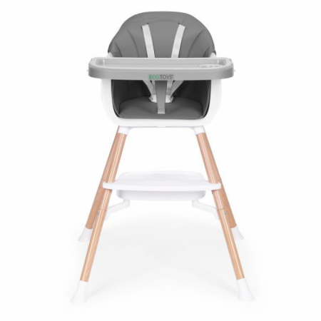 Scaun de masa 2 in 1 Ecotoys HC508 - Gri [2]