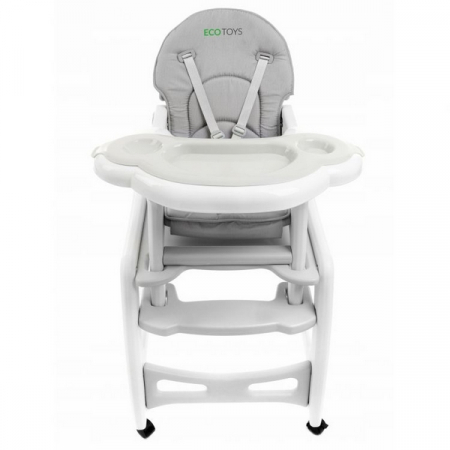 Scaun de masa 3 in 1 Ecotoys HC-223 Gri [1]