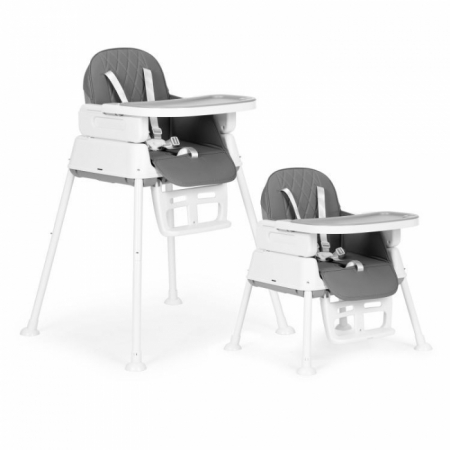 Scaun de masa 3 in 1 pentru copii Ecotoys HA-009 - Gri [2]