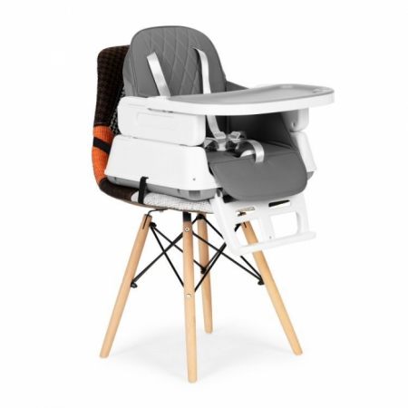 Scaun de masa 3 in 1 pentru copii Ecotoys HA-009 - Gri [3]
