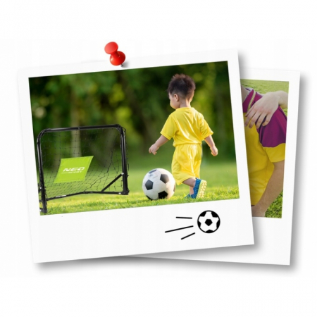 Set de 2 porti de fotbal, 60 x 25 x 45 cm, Neo-Sport 1461 [6]