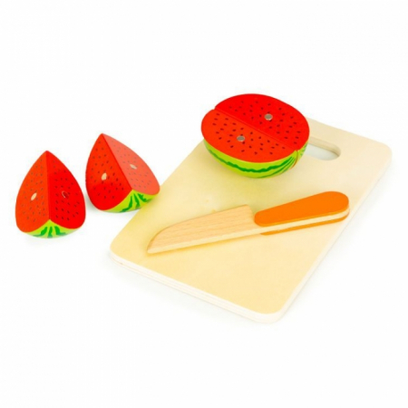 Set de fructe si legume din lemn, 17 elemente, Ecotoys HC590048 [3]