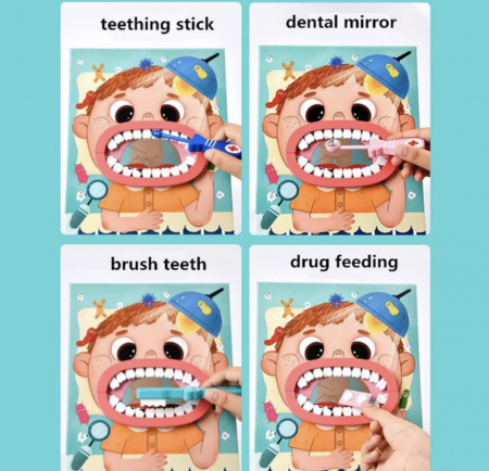 Set doctor dentist din lemn, 23 piese [5]