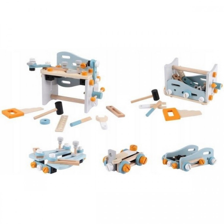 Set unelte constructii 52 piese Ecotoys [4]