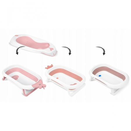 Suport cu insertii pentru cadita de baie Ricokids 728800 - Roz [4]