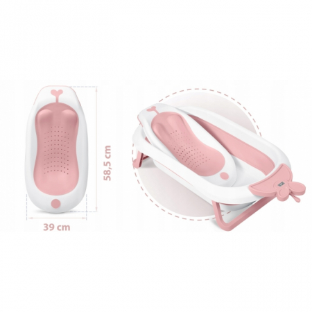 Suport cu insertii pentru cadita de baie Ricokids 728800 - Roz [6]