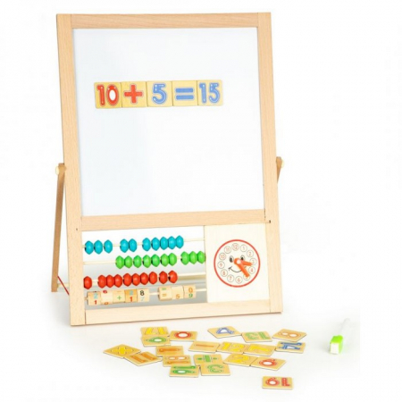 Tabla educationala cu abac si numere Ecotoys MB385 [1]