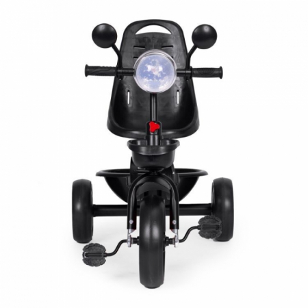 Tricicleta 3 in 1 pentru copii, scaun rotativ 360°, roti din spuma EVA, Ecotoys WQL-066-51 - Bej [9]