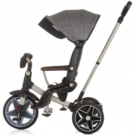 Tricicleta cu copertina si sezut reversibil Chipolino Derby granite [2]