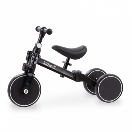 Vehicule cu Pedale - Tricicleta cu pedale 3 in 1 Kidwell Pico Total Black