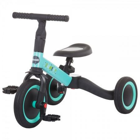 Vehicule cu Pedale - Tricicleta si bicicleta Chipolino Smarty 2 in 1 mint