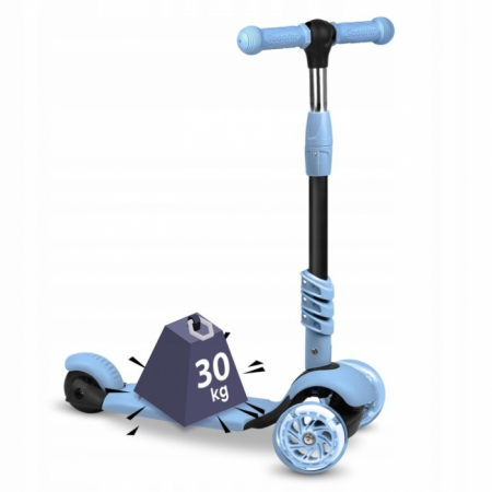 Trotineta 3 in 1 cu roti cu LED Ricokids Todi 765401 - Albastru [3]